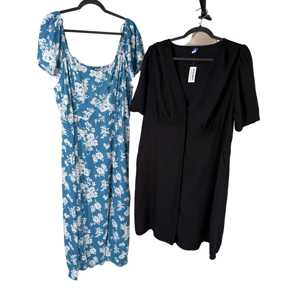 NWT‎ Old Navy 2 Dress Bundle Viscose XL Tall Plus